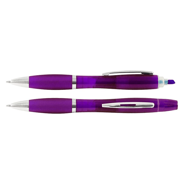 Bolígrafo con Destacador Wind Color