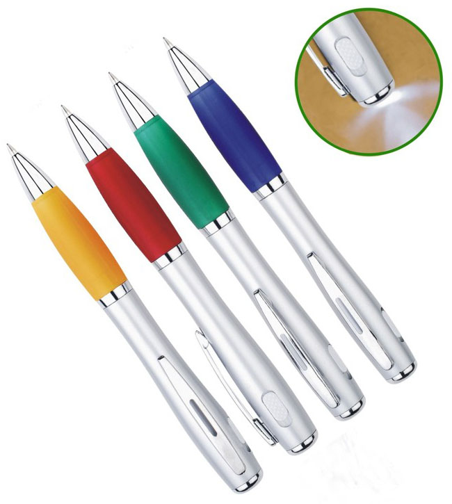 Bolígrafo con Linterna LED (Pack de 100 Lápices).