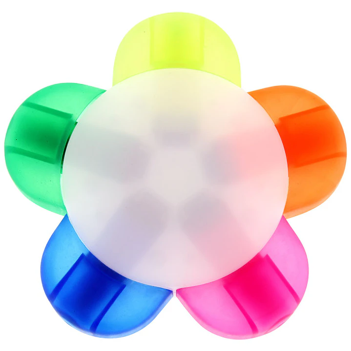 Multi Destacador 5 colores (Pack de 50 Lápices). 1