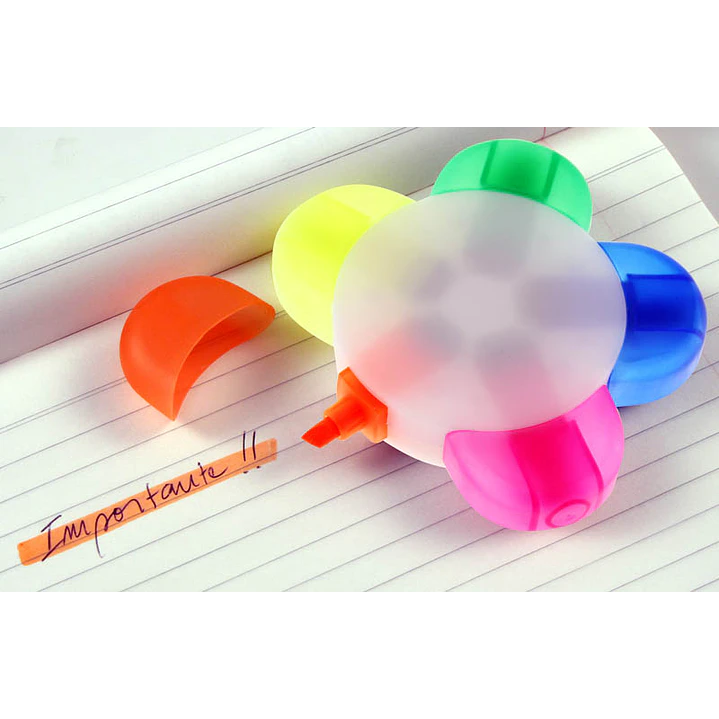 Multi Destacador 5 colores (Pack de 50 Lápices). 3