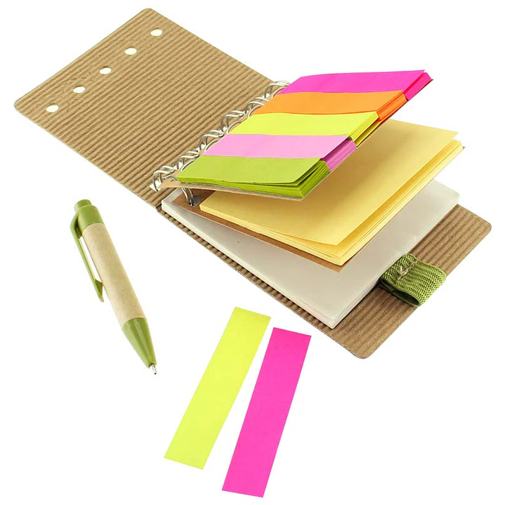 Memo Set Ecológico con Bolígrafo (Pack 25 Set). 1