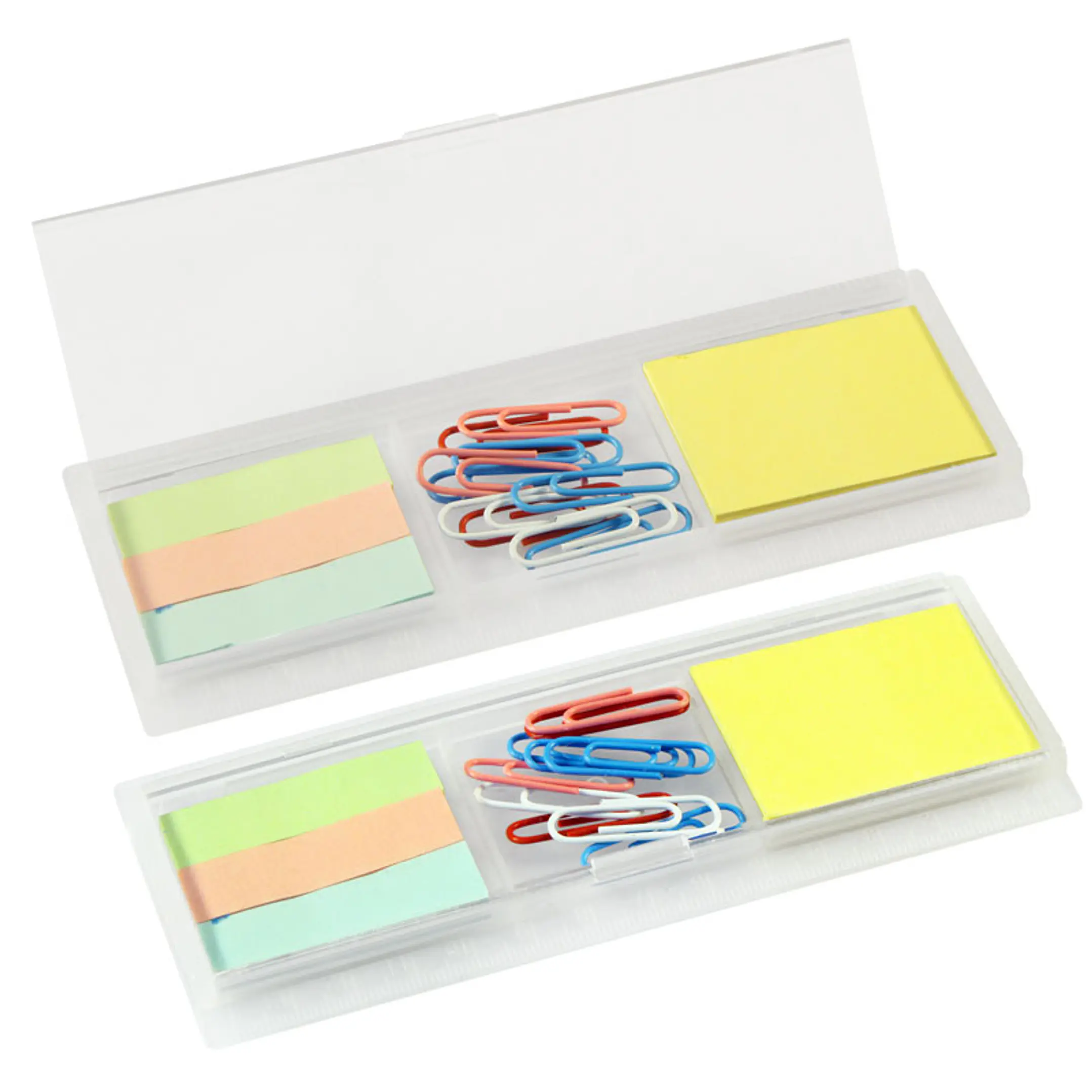 Porta Notas Adhesivas con Clips (Pack 50 Set). 1