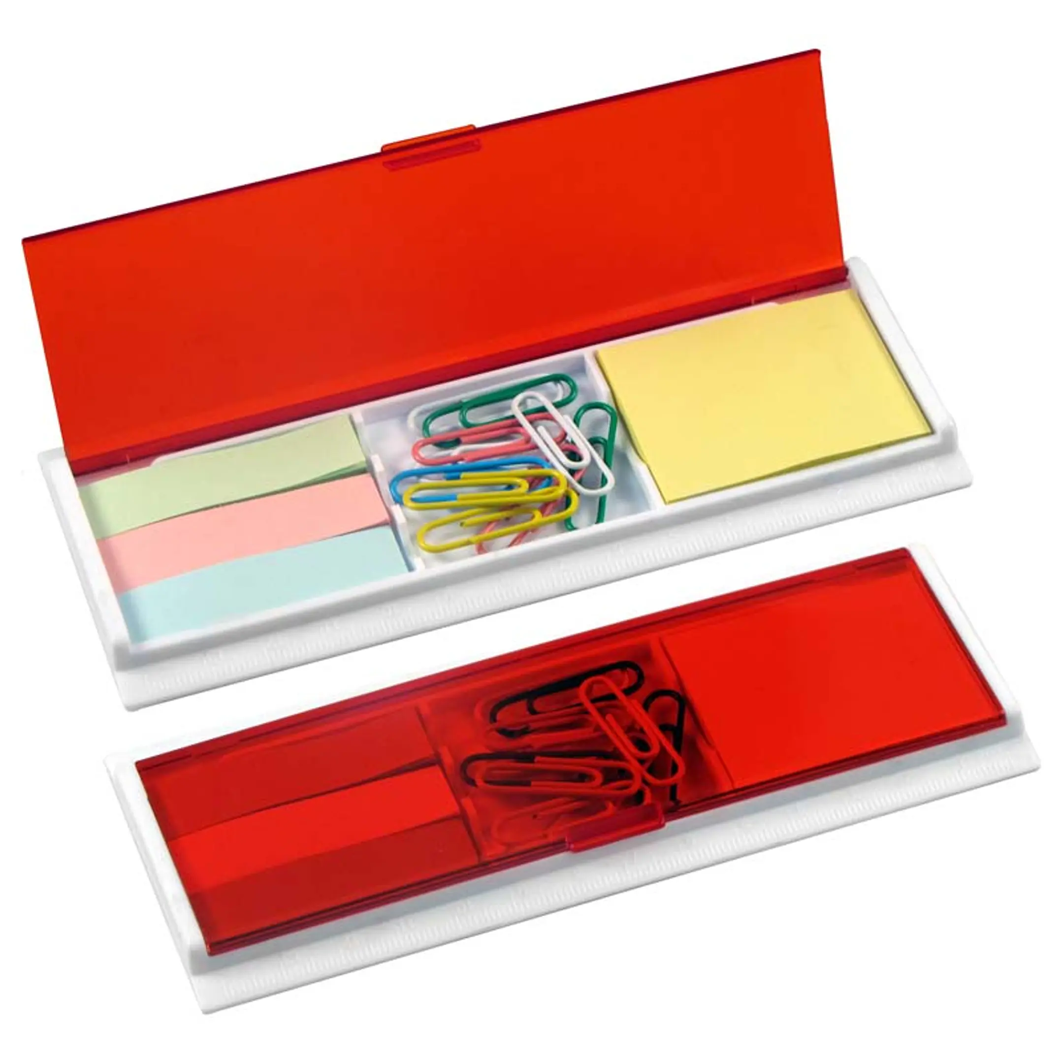 Porta Notas Adhesivas con Clips (Pack 50 Set). 3