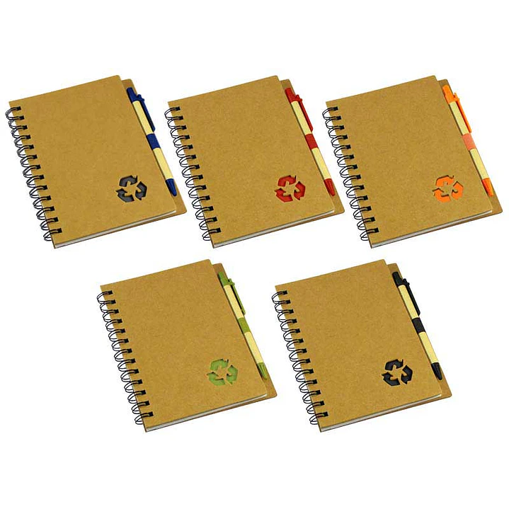 Cuaderno Ecológico Tapa Dura (25 Unidades). 1