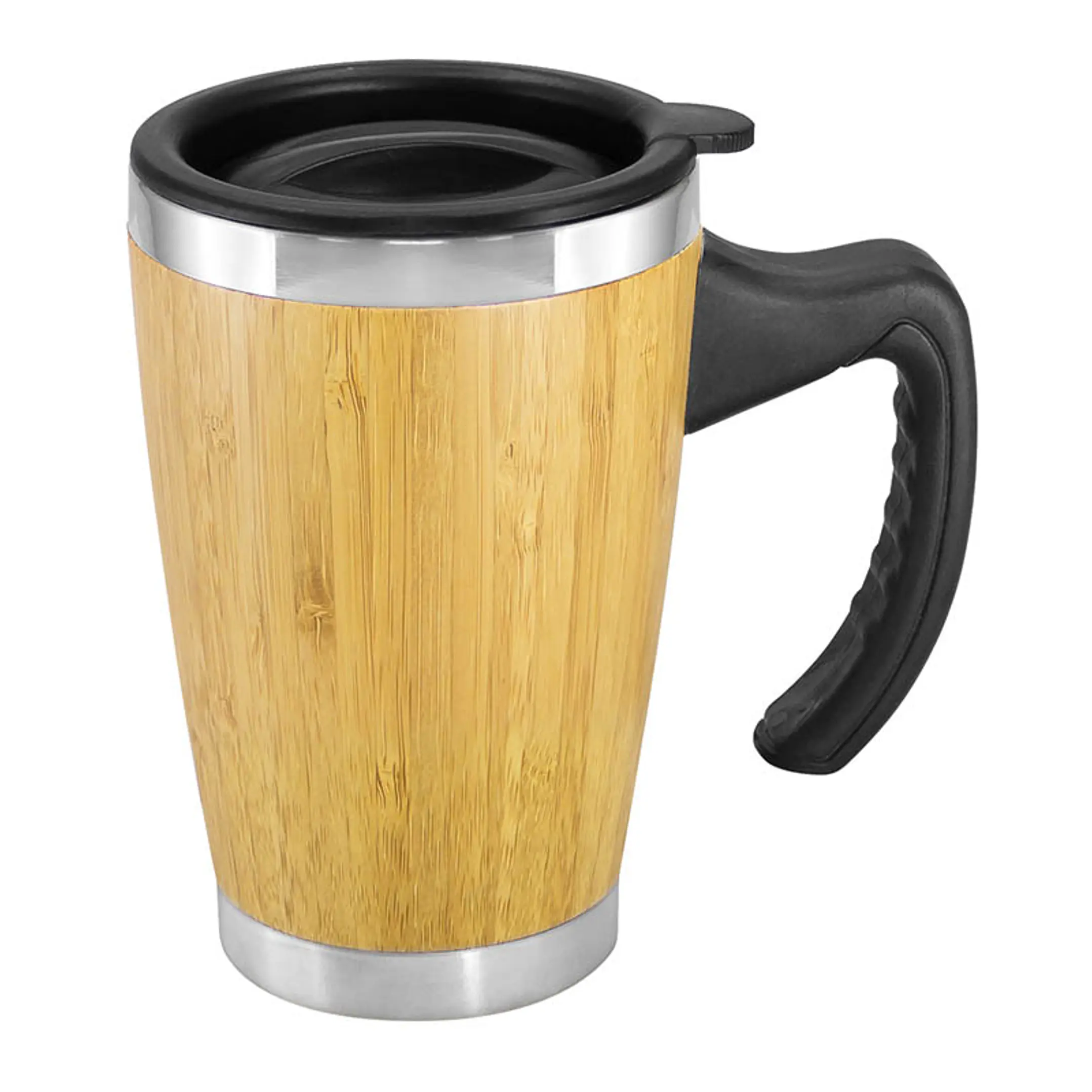 Mug de Bamboo con Asa Plástica 1