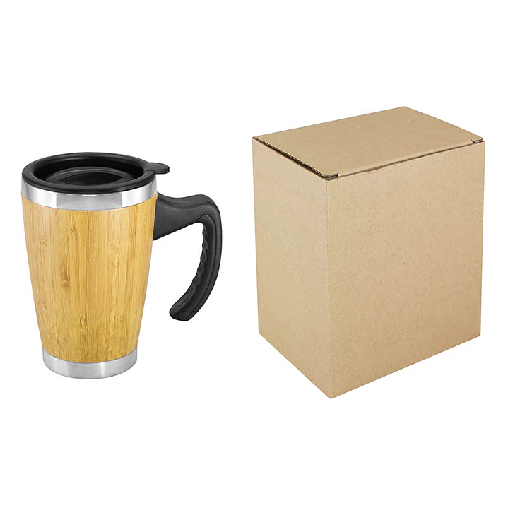 Mug de Bamboo con Asa Plástica 3