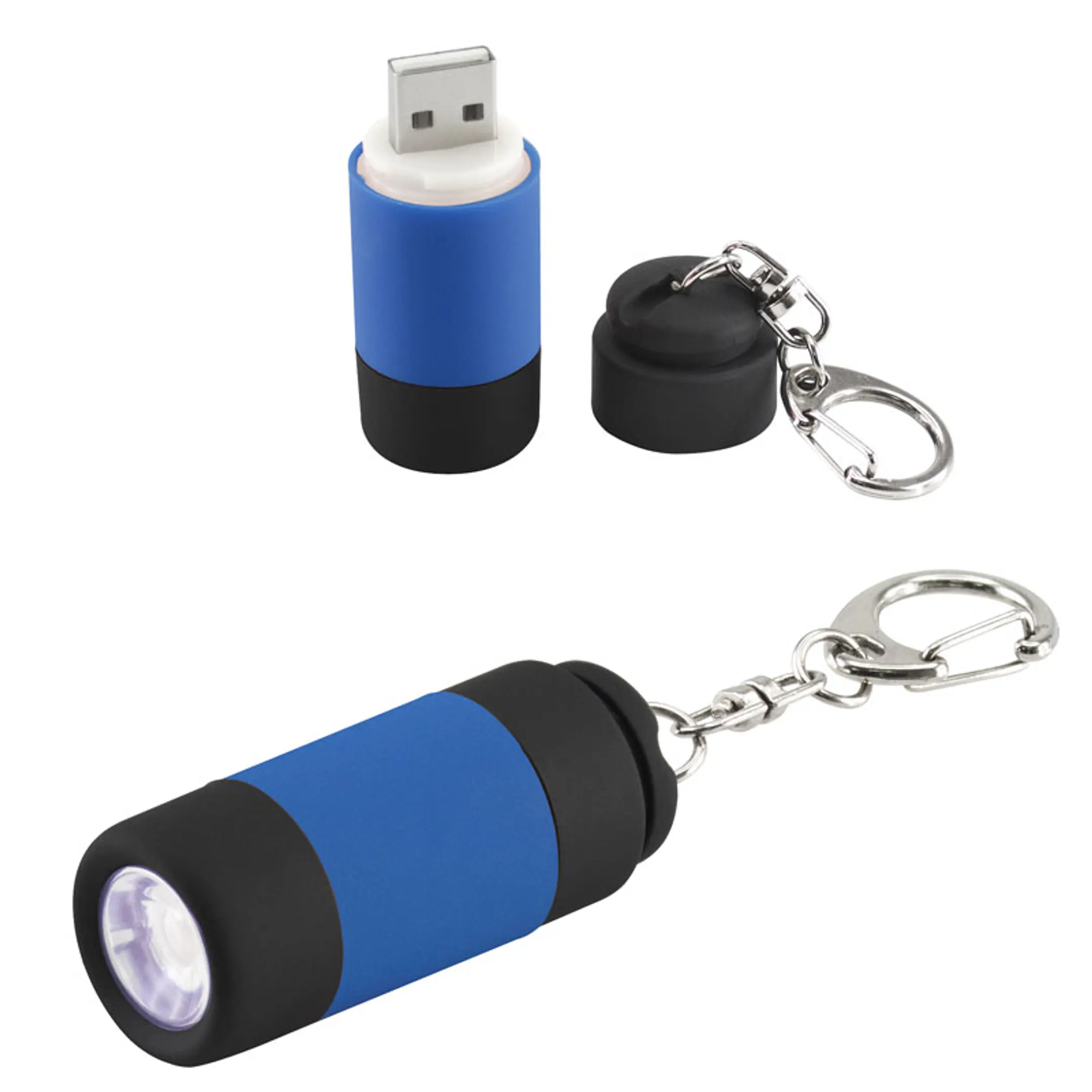 Llavero-Linterna LED Cargador USB (Pack 10 Llaveros). 2
