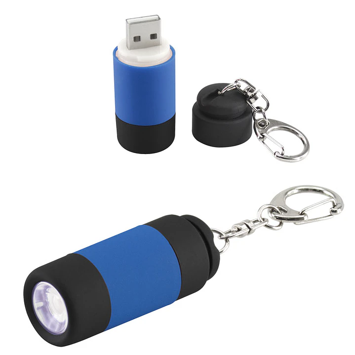 Llavero-Linterna LED Cargador USB (Pack 10 Llaveros). 2
