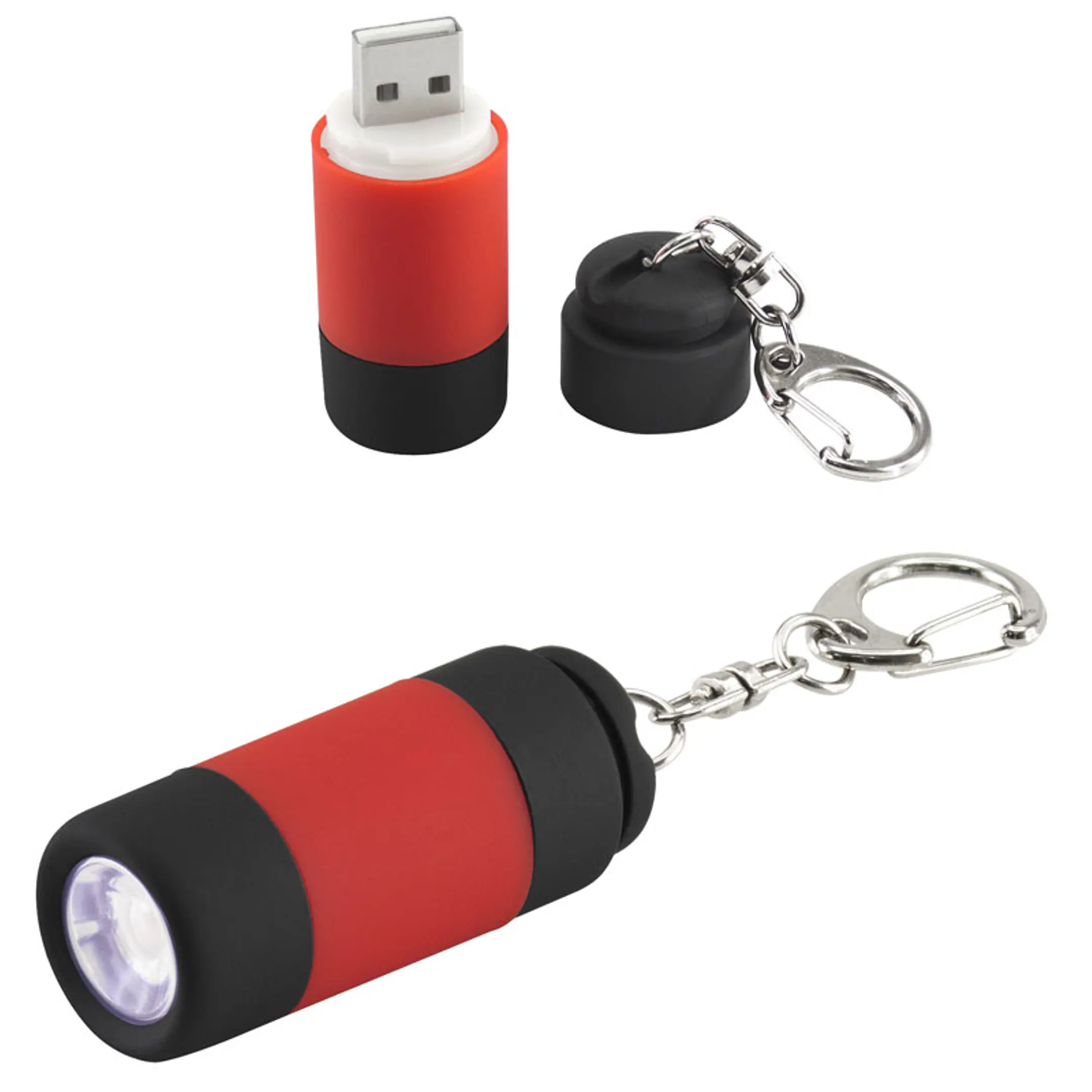 Llavero-Linterna LED Cargador USB (Pack 10 Llaveros). 3