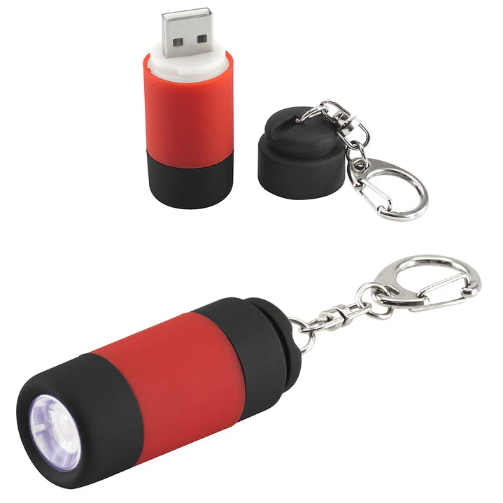 Llavero-Linterna LED Cargador USB (Pack 10 Llaveros). 3