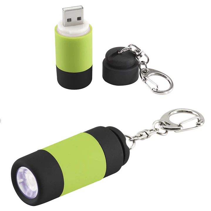 Llavero-Linterna LED Cargador USB (Pack 10 Llaveros). 5