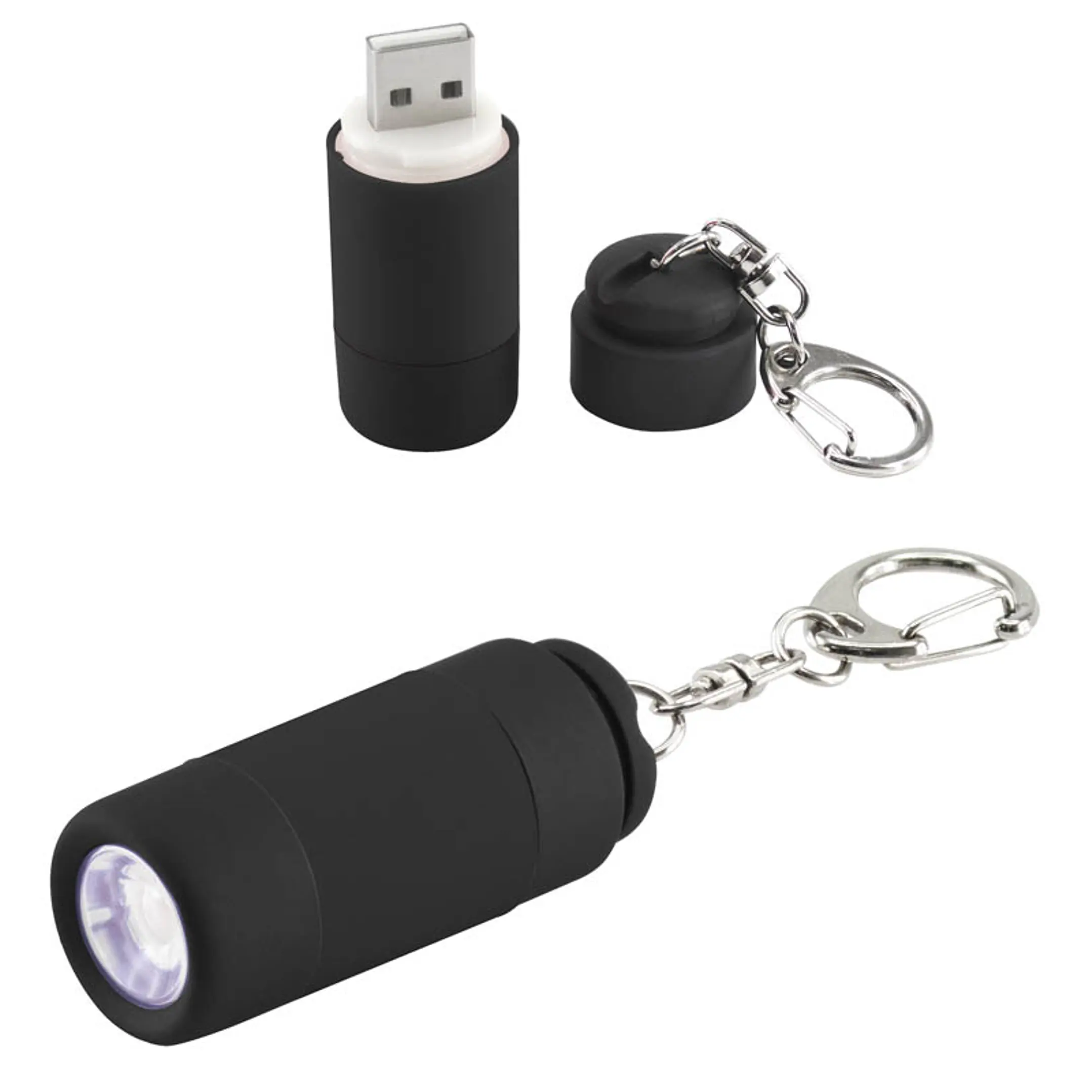 Llavero-Linterna LED Cargador USB (Pack 10 Llaveros). 6