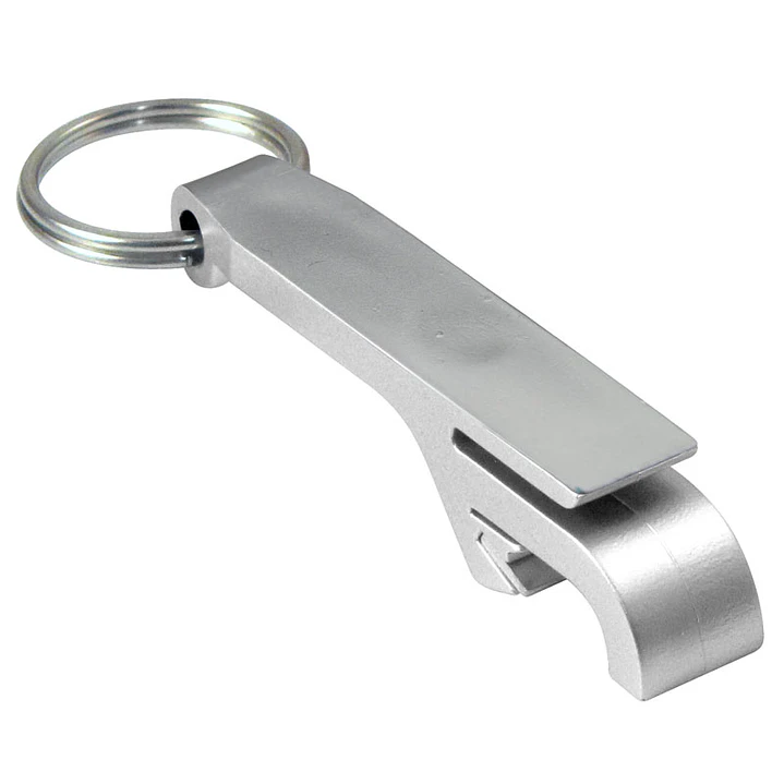 Llavero-Destapador Plateado (Pack 100 Llaveros). 1