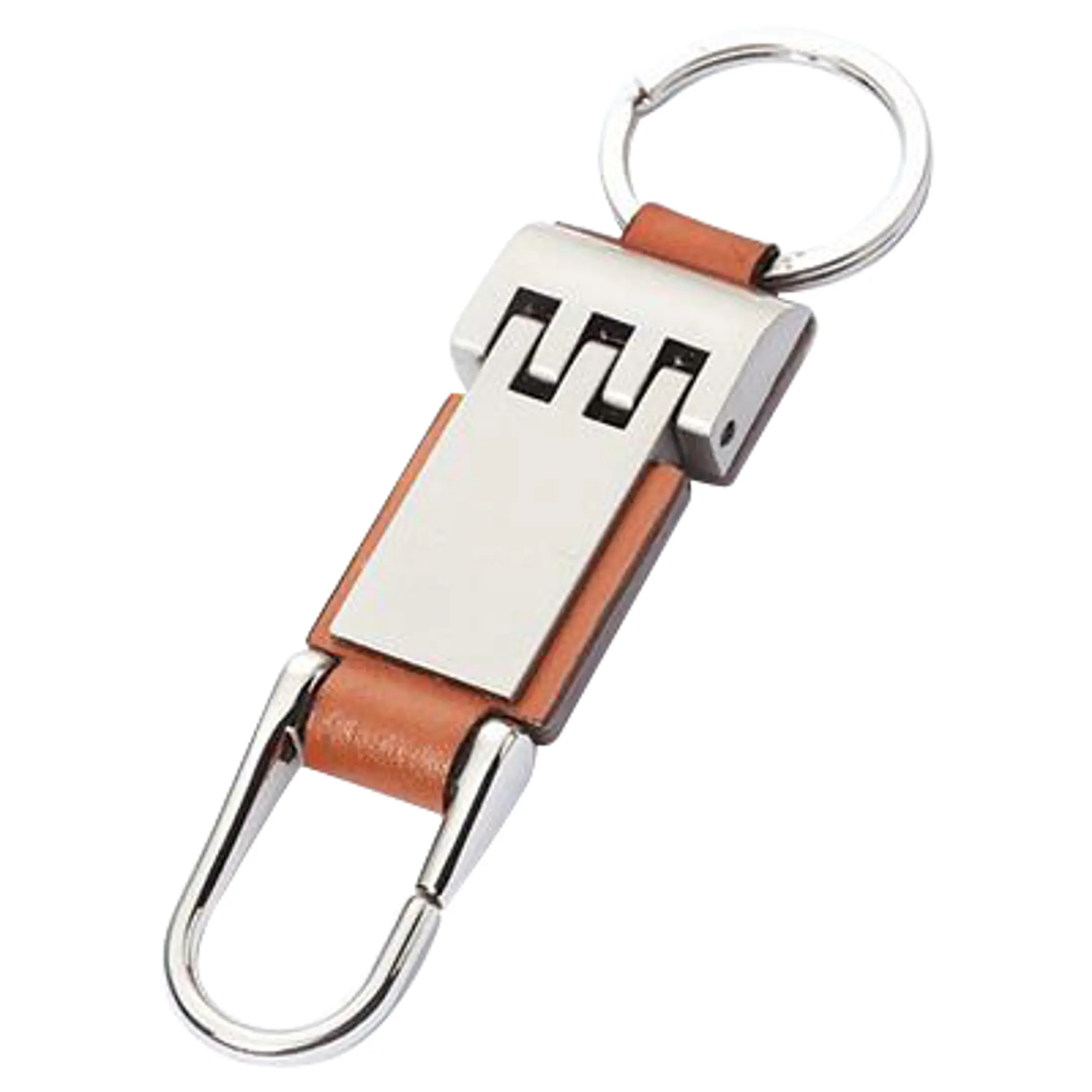 Llavero de Metal-Cuero Premium (Pack 25 Llaveros). 1