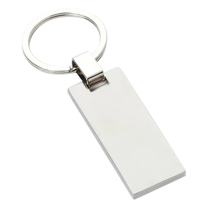 Llavero Rectangular Plano (Pack 25 Llaveros). 1