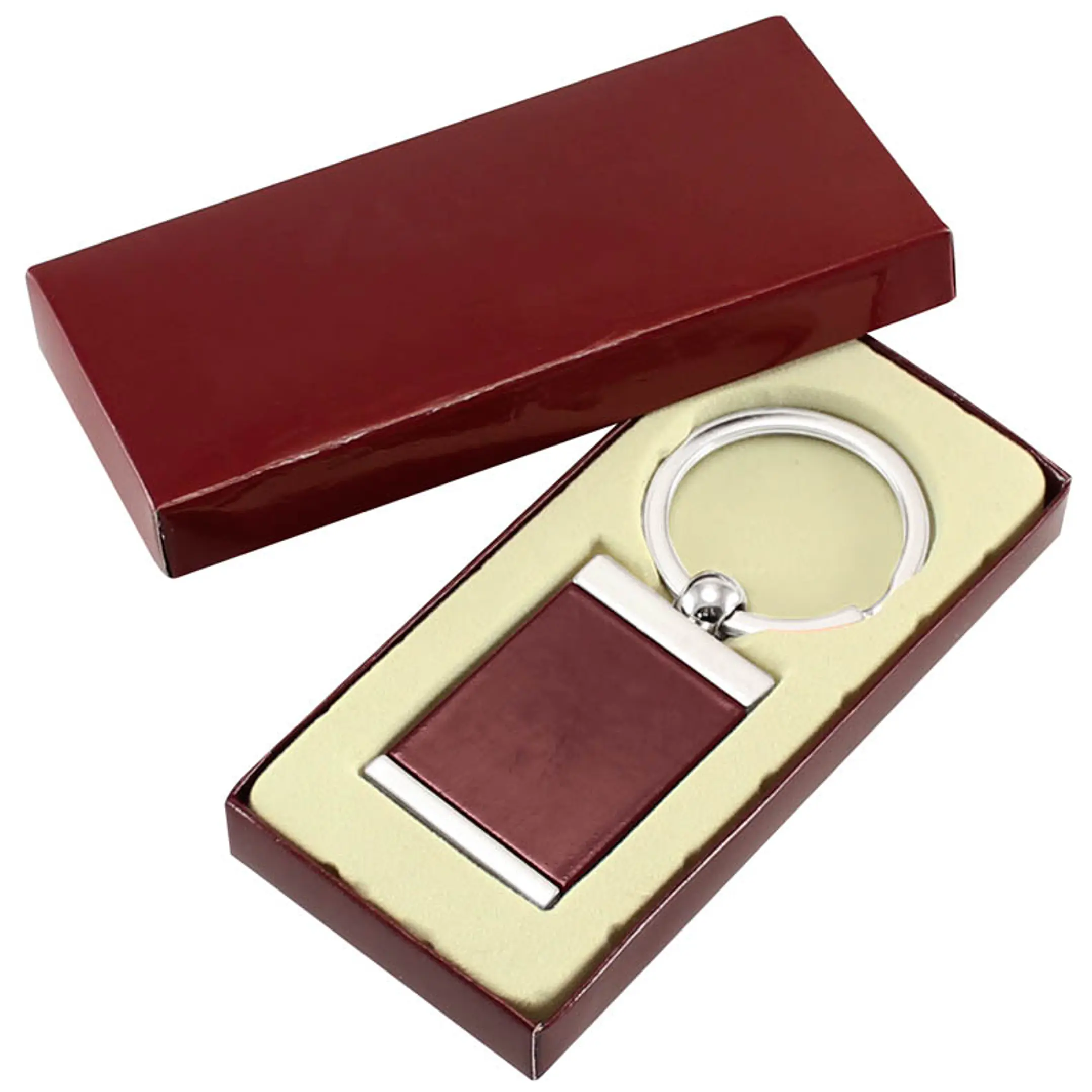 Llavero Metal-Madera Lock (Pack 25 Llaveros). 2