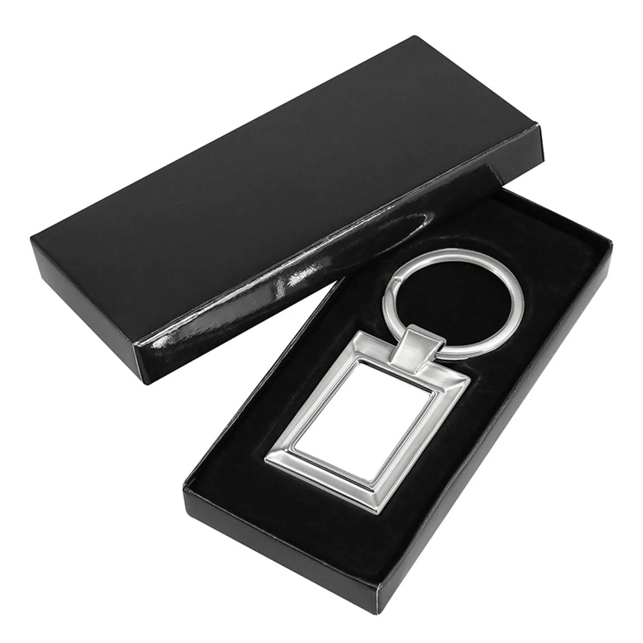 Llavero Metálico Rectangular (Pack 25 Llaveros). 4