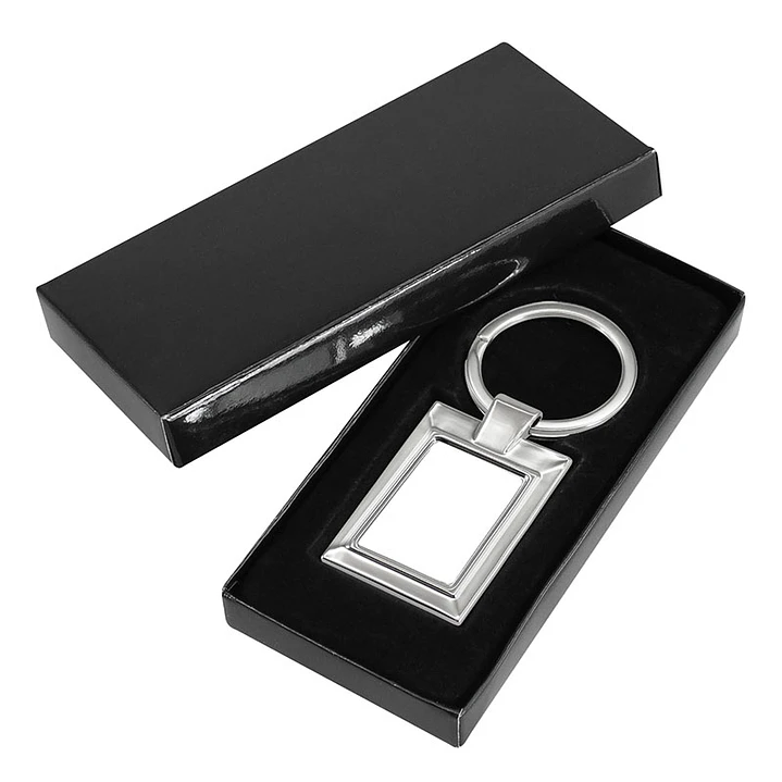 Llavero Metálico Rectangular (Pack 25 Llaveros). 4