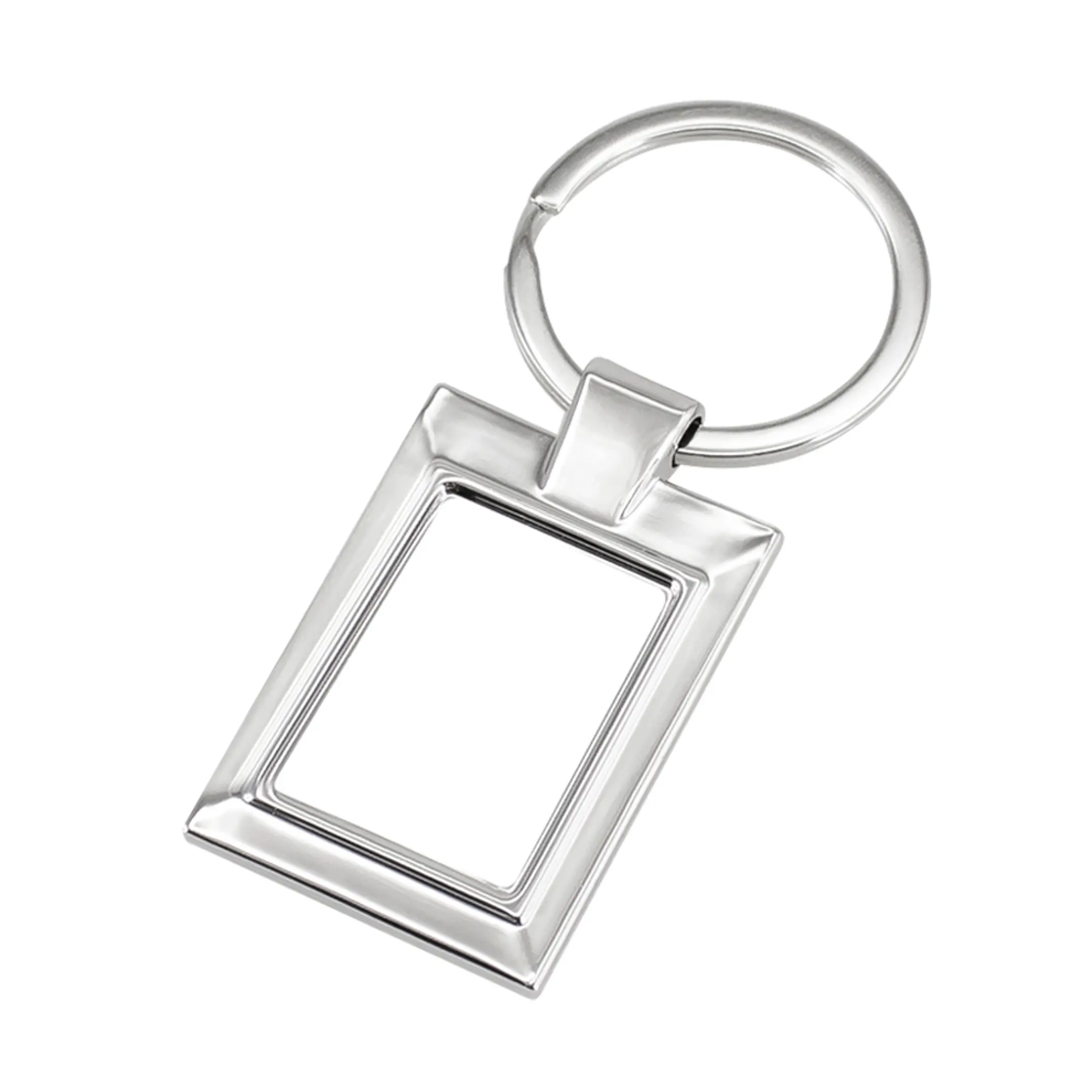 Llavero Metálico Rectangular (Pack 25 Llaveros). 1