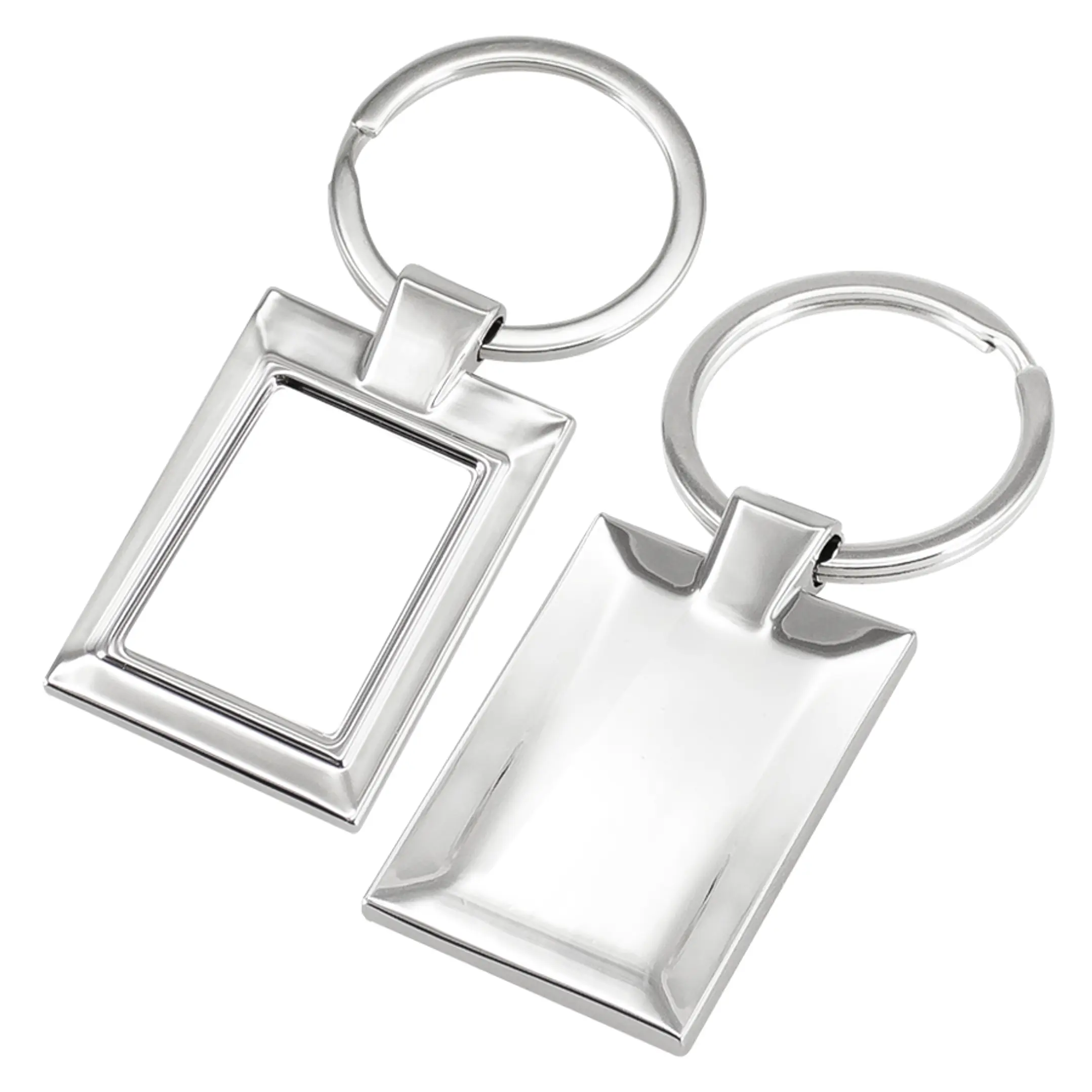 Llavero Metálico Rectangular (Pack 25 Llaveros). 3
