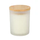 Vela aromática envase Vidrio con tapa de Bambú - Miniatura 1