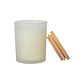 Vela aromática envase Vidrio con tapa de Bambú - Miniatura 2