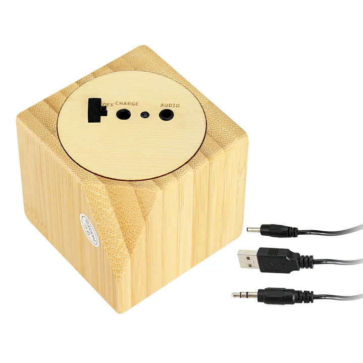 USB Parlante de Bambú 6