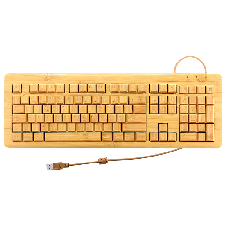 Teclado de Bambú 3
