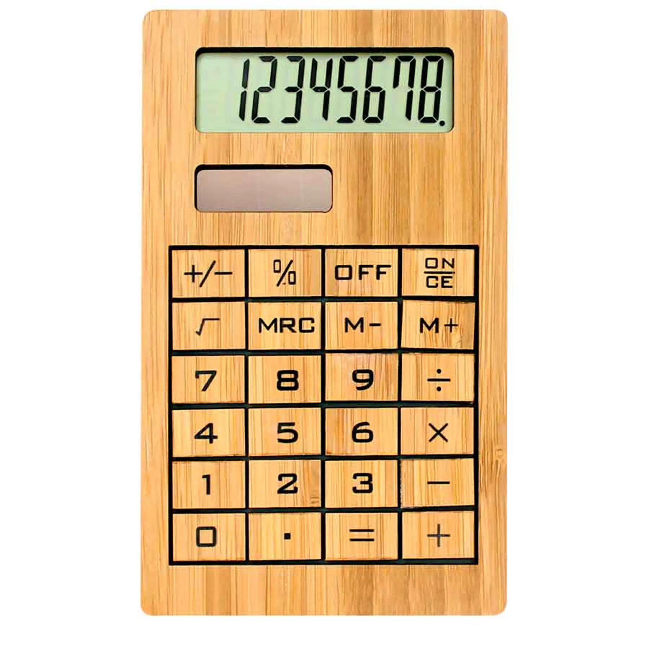 Calculadora Solar de Bambú 1
