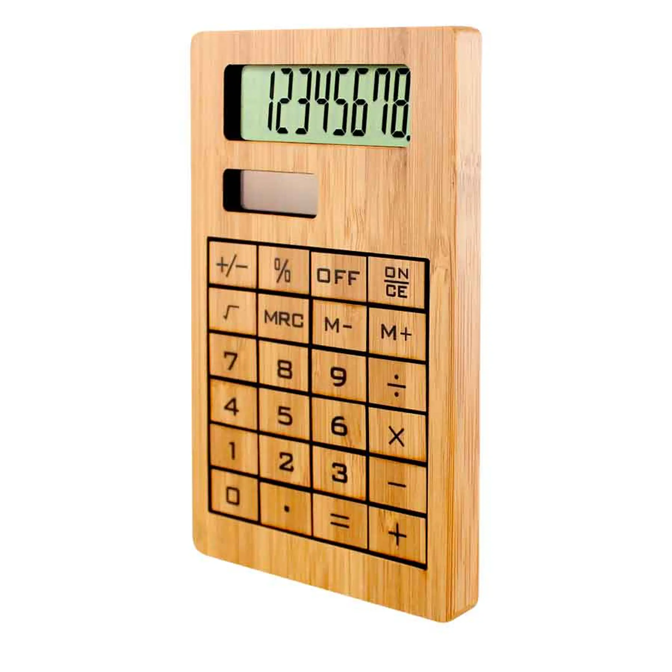 Calculadora Solar de Bambú 3