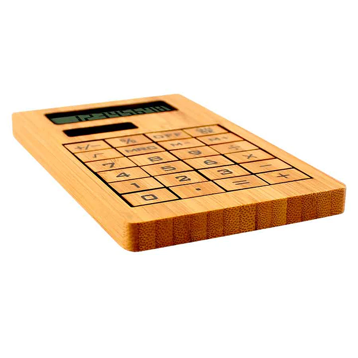 Calculadora Solar de Bambú 4