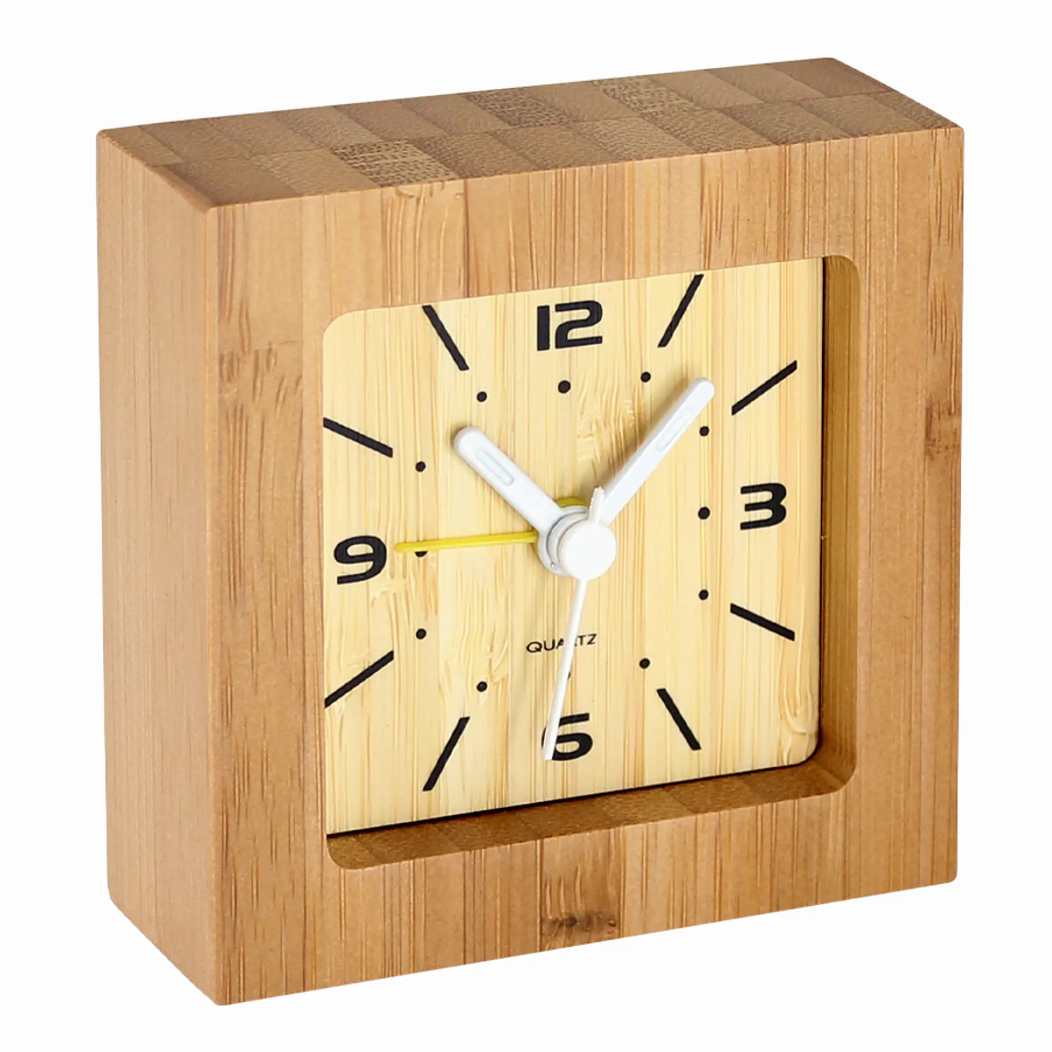 Reloj Despertador de Bambú 1