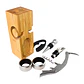 Set de Vino rectangular de Bambú - Miniatura 5