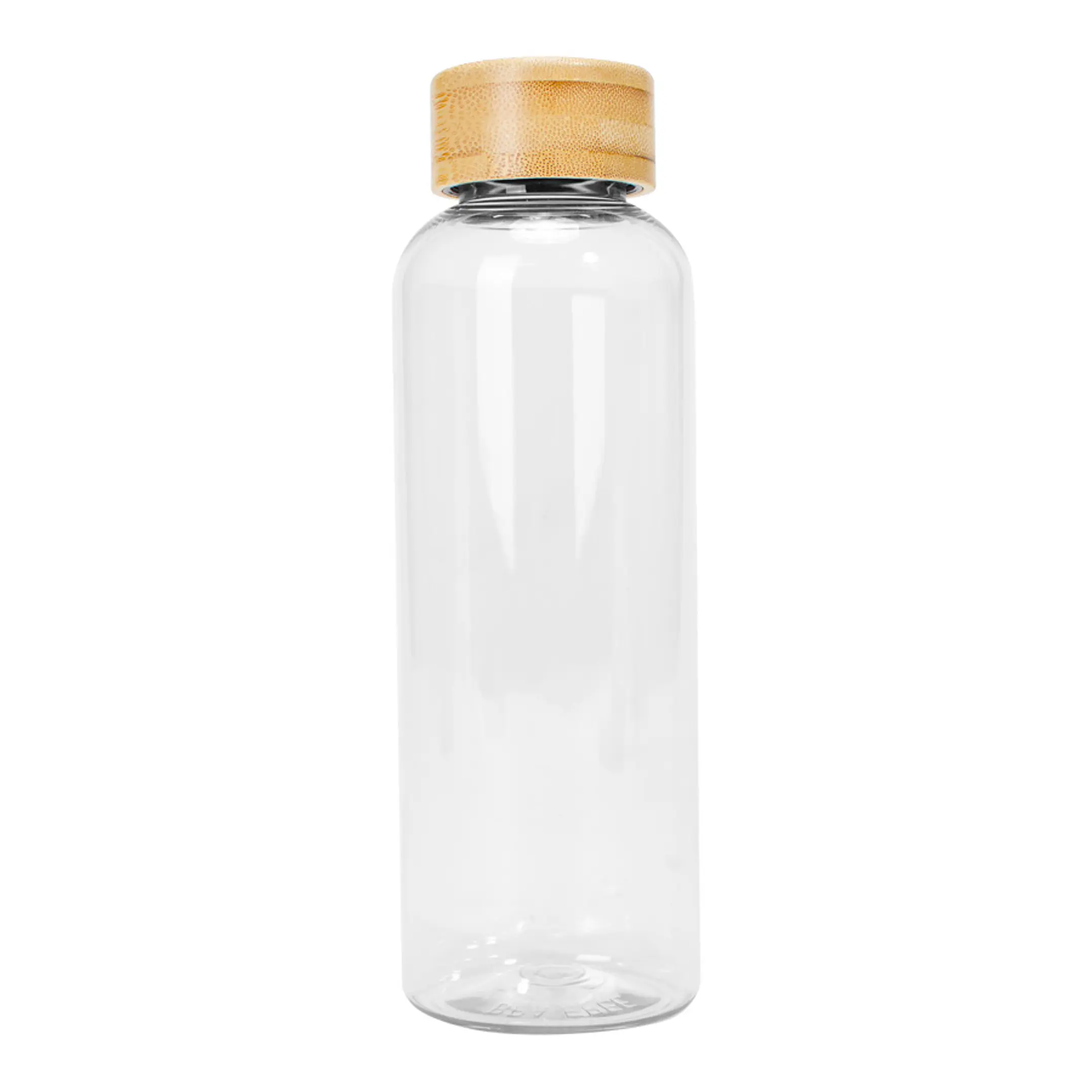 Botella PET tapa bambú 