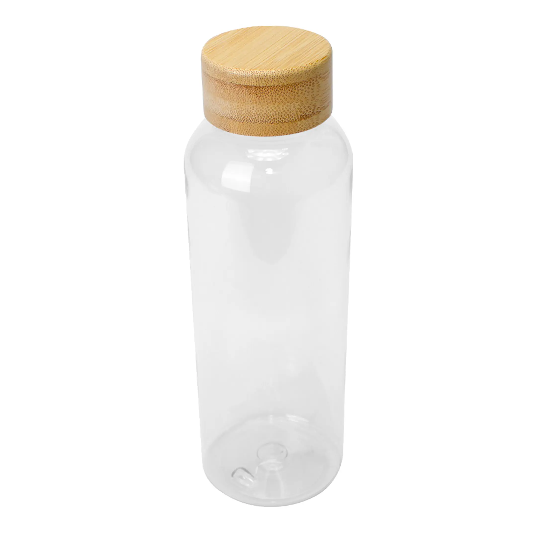 Botella PET tapa bambú 