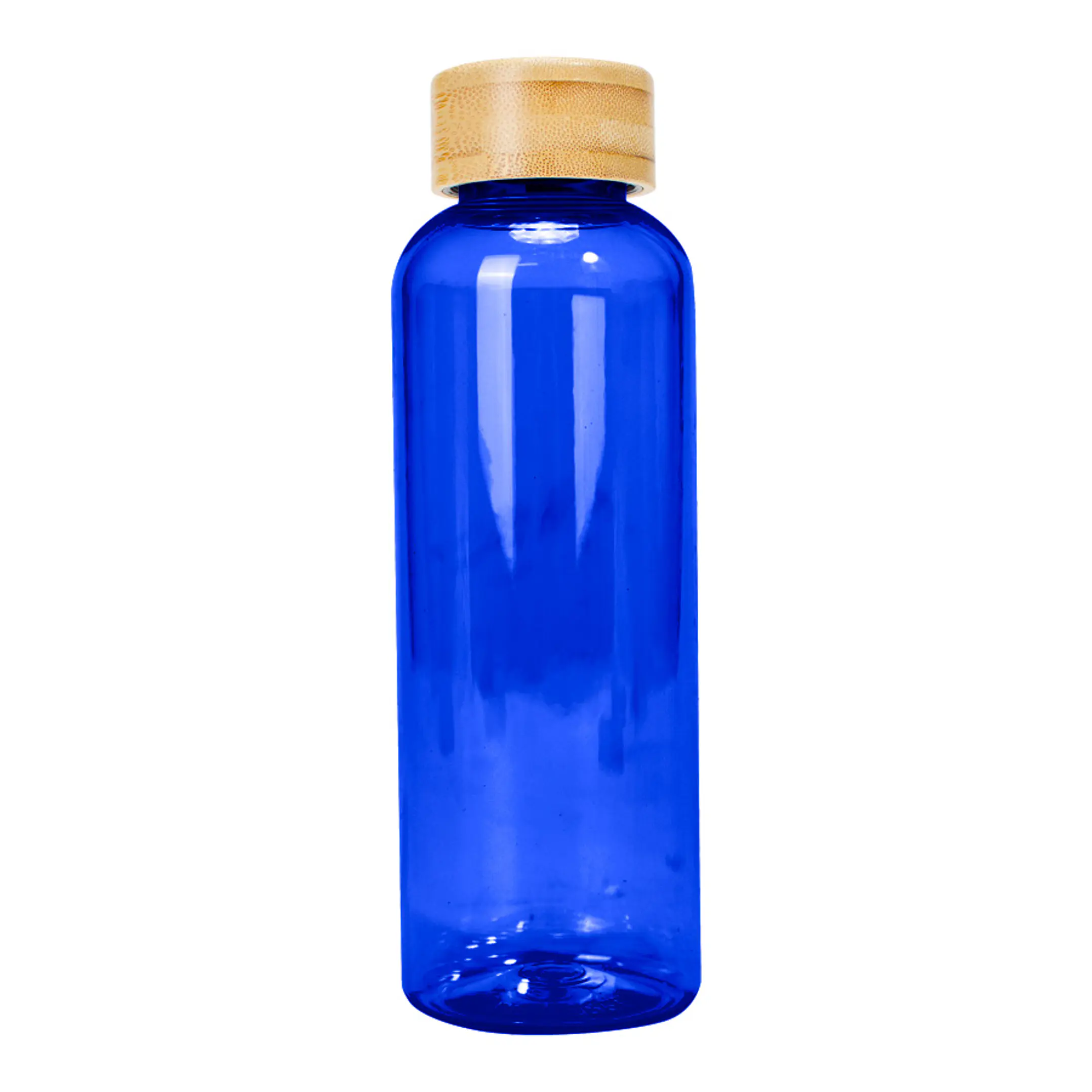 Botella PET tapa bambú 