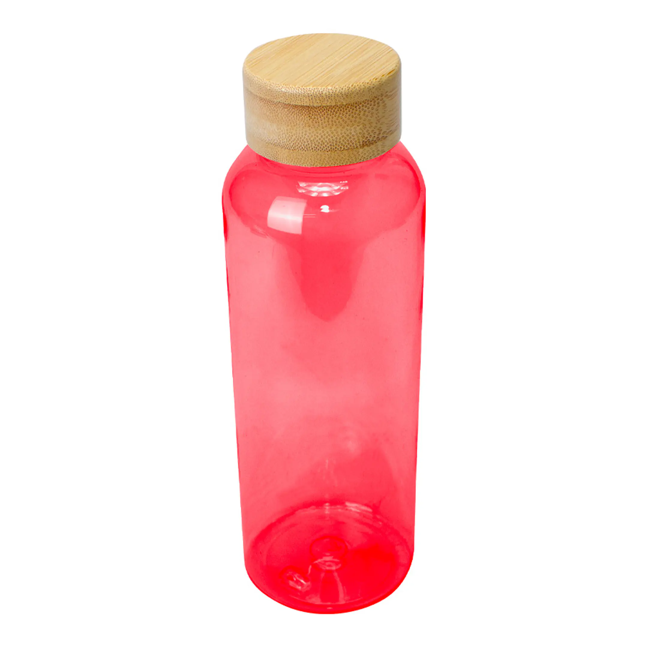Botella PET tapa bambú 