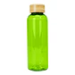 Botella PET tapa bambú 