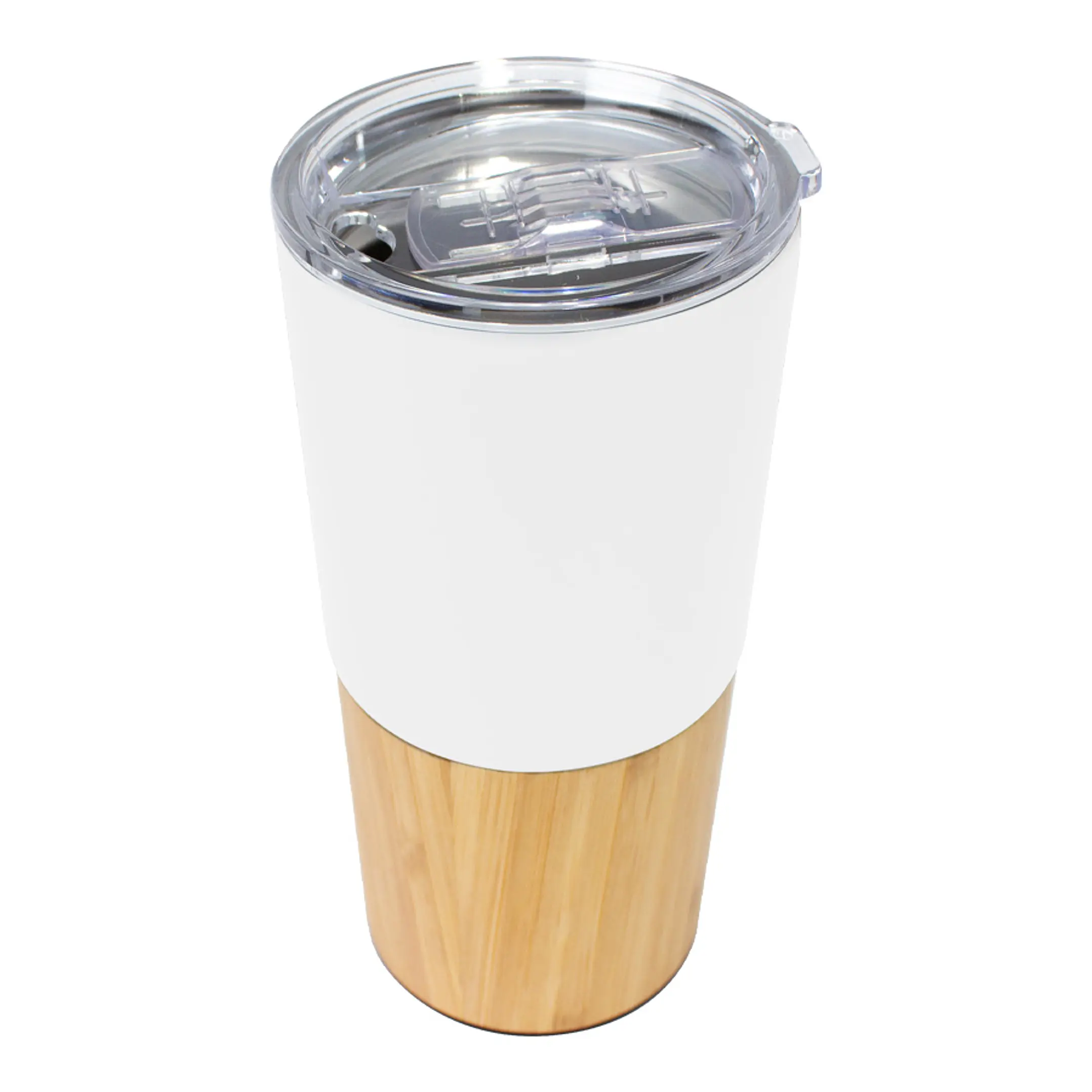 Mug metálico/bambú 