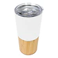 Mug metálico/bambú 