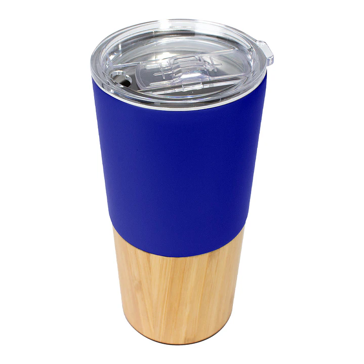 Mug metálico/bambú 