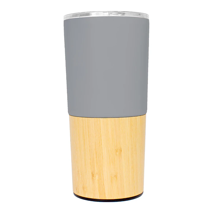 Mug metálico/bambú 
