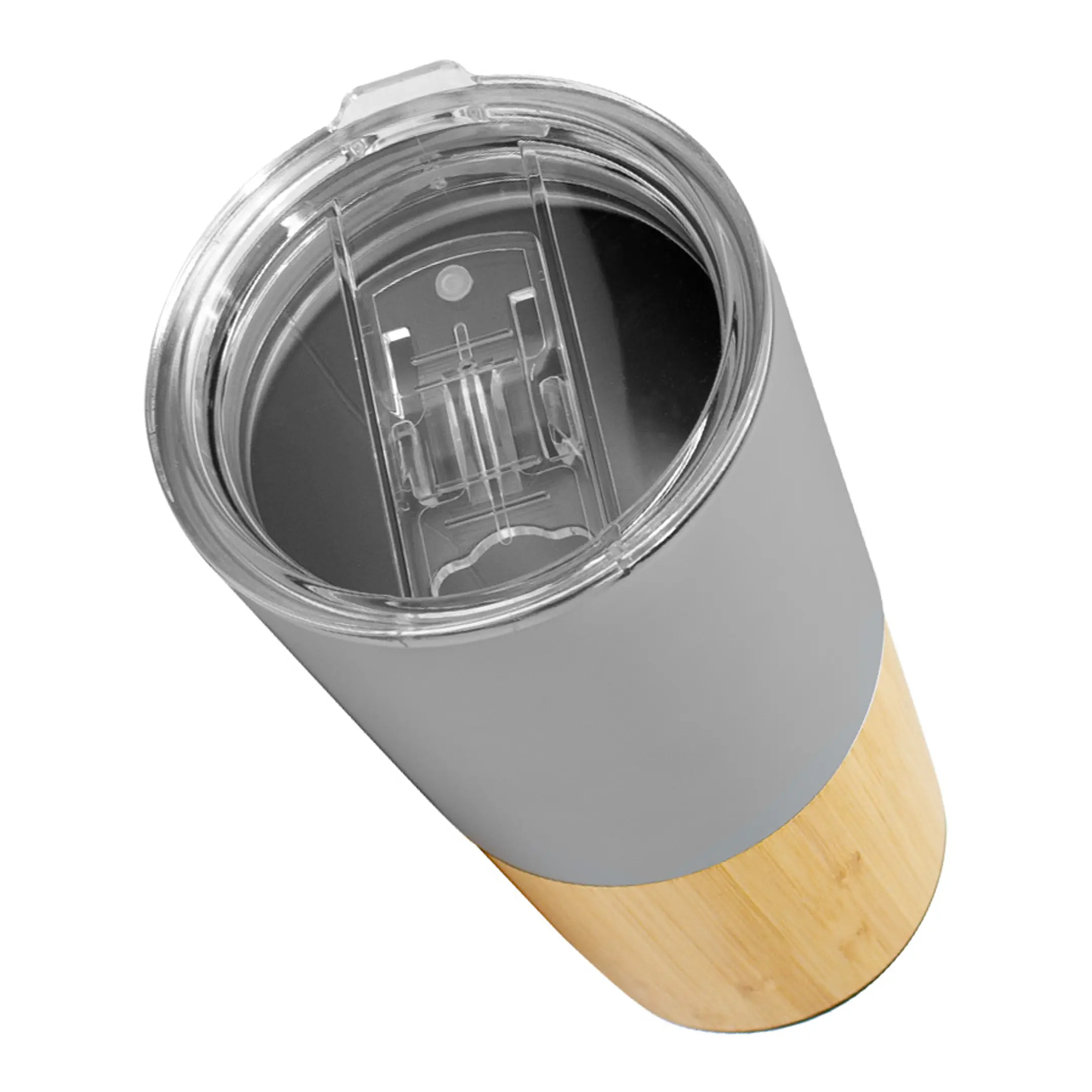 Mug metálico/bambú 