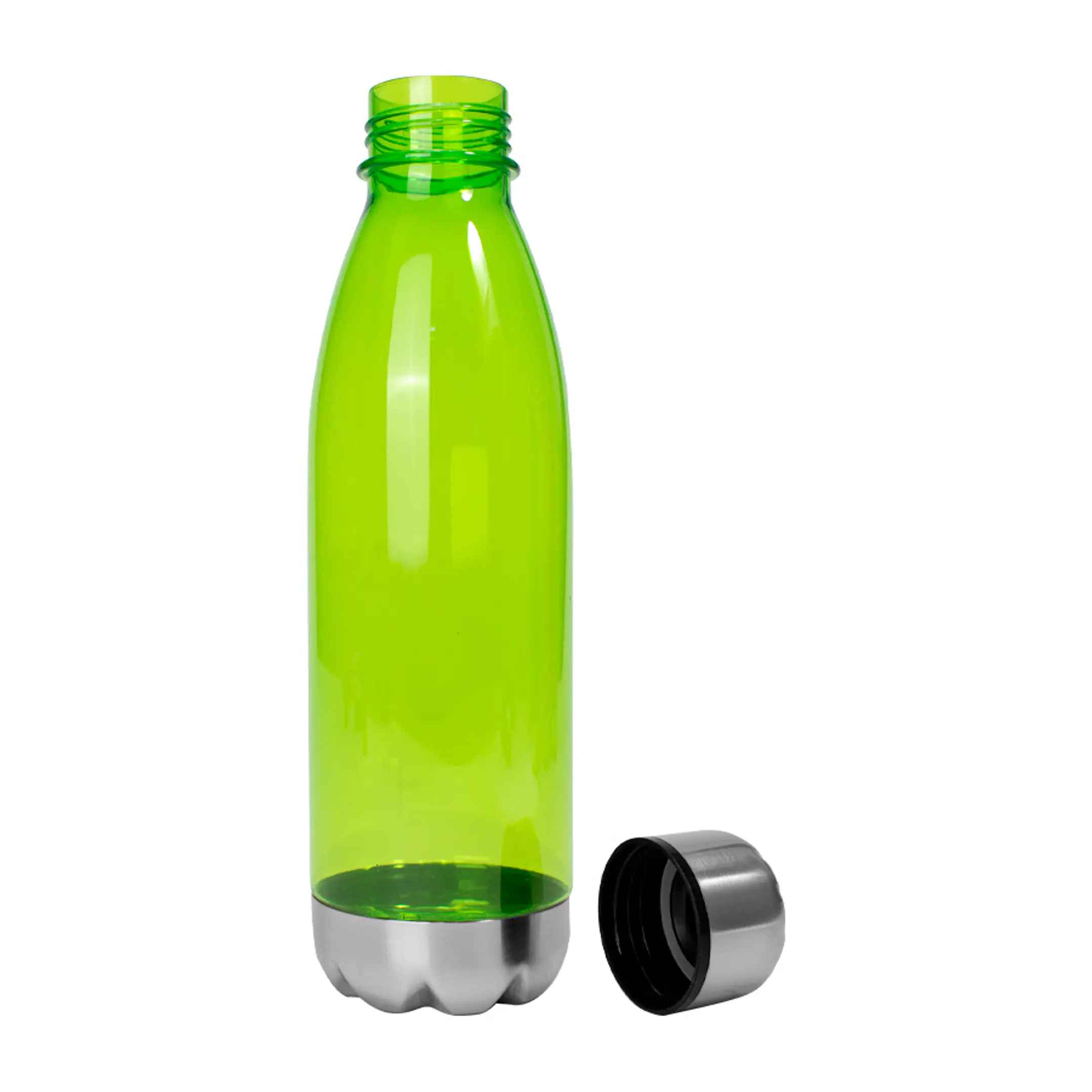 Botella PET tapa acero 