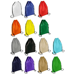 Mochila tipo Morral de TNT (Pack 10 Unidades)