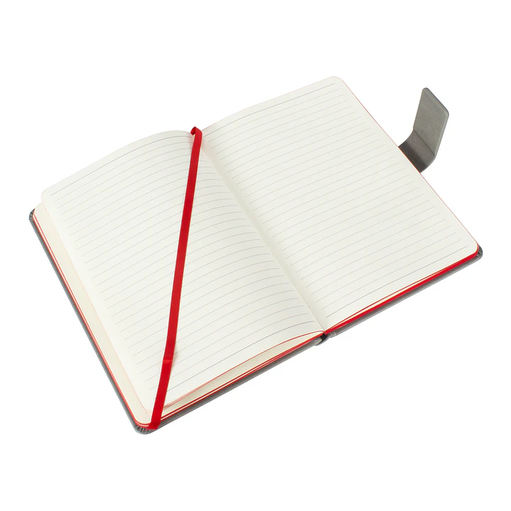 Cuaderno Gris cierre imantado (12 Unidades). 5