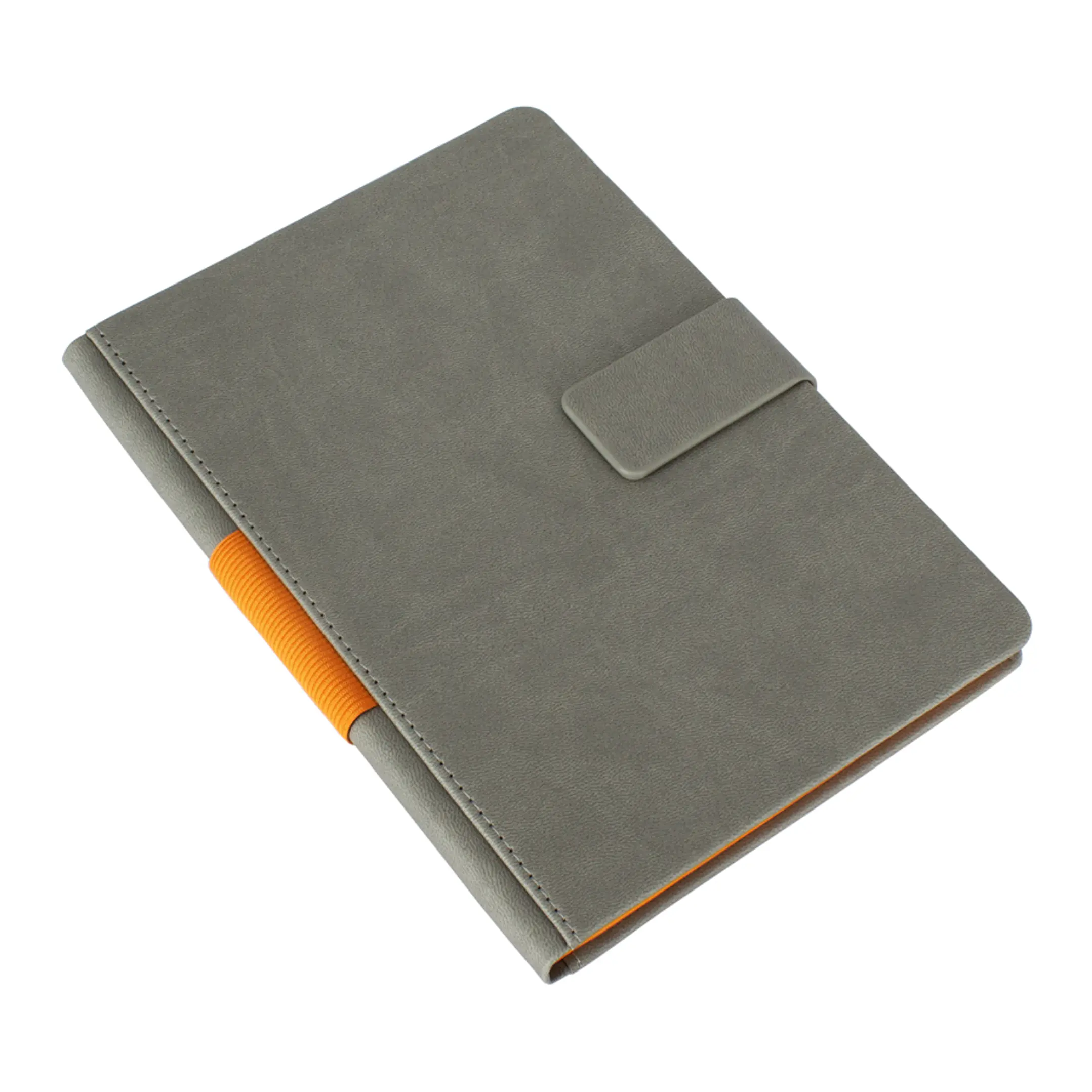 Cuaderno Gris cierre imantado (12 Unidades). 6