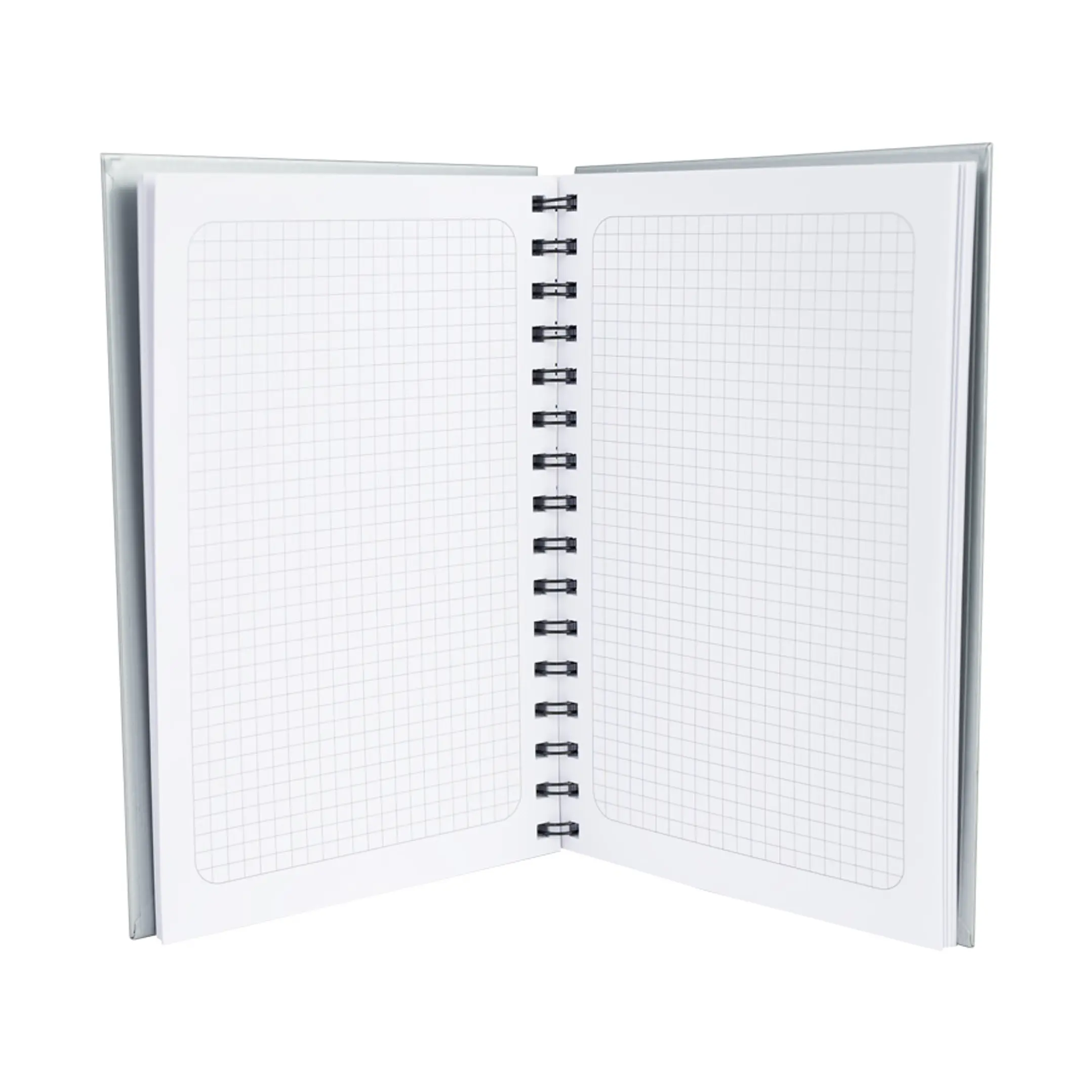 Cuaderno matemáticas tapa dura plateada (12 Unidades). 4