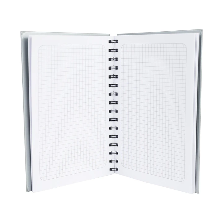 Cuaderno matemáticas tapa dura plateada (12 Unidades). 4