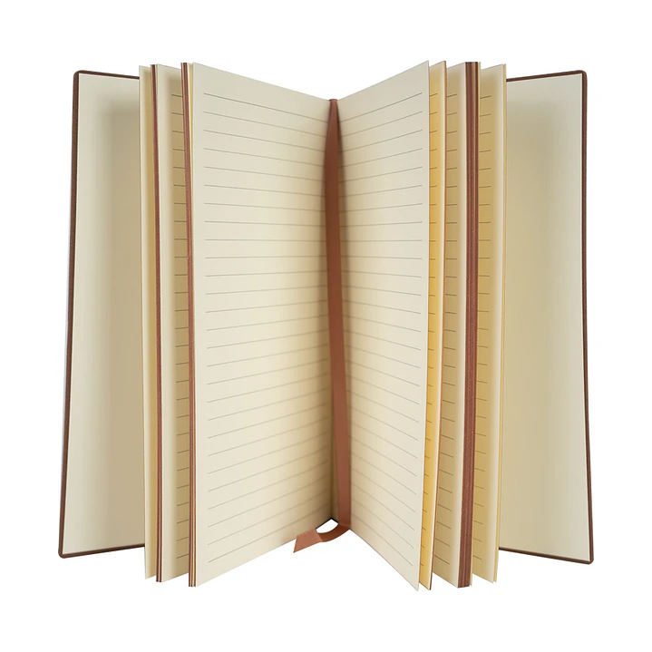 Cuaderno encobrizado de PU eco-cuero (12 Unidades). 4
